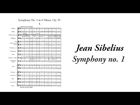 Jean Sibelius - Symphony no. 1 (with score)