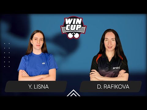 15:00 Yaroslava Lisna - Diana Rafikova 29.03.2025 WINCUP Women Professional. Table 1