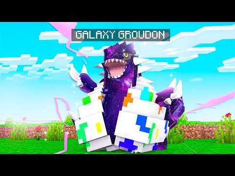 I HATCHED A MYTHIC GALAXY LEGENDARY POKEMON In MINECRAFT!