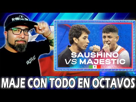 SAUSHINO vs MAJESTIC - Octavos | Red Bull Batalla México 2023 (Que nivel del Maje)