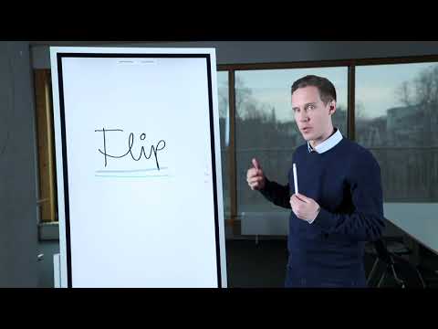 Samsung Smart Signage WM55H Flip Flipchart 138,7 cm (55") hellgrau (LH55WMHPTWC/EN) video preview