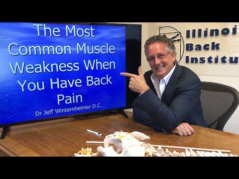 The Most Common Muscle Weakness When You Have Back Pain!