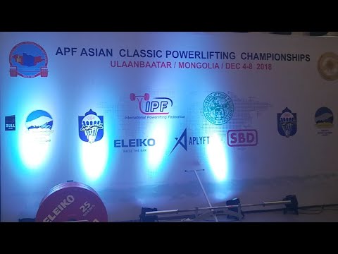 Asian Classic Powerlifting 2018, Women Cat 63, 72