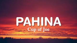 Download lagu Cup of Joe - Pahina (Lyrics) mp3 Download lagu Cup of Joe - Pahina (Lyrics) mp3