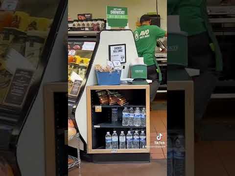 Trying the viral $5 Sprouts sandwich. $6 for the combo.