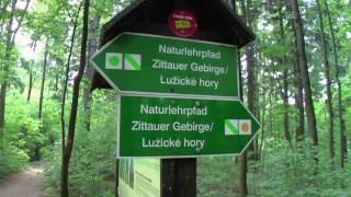 preview picture of video 'Góry Łużyckie » Kurort Oybin - szczyt Hochwald 749 m - Lückendorf'