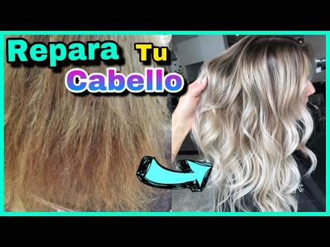 COMO REPARAR CABELLO DAÑADO CON ESTA MASCARILLA CASERA | NatyGloss
