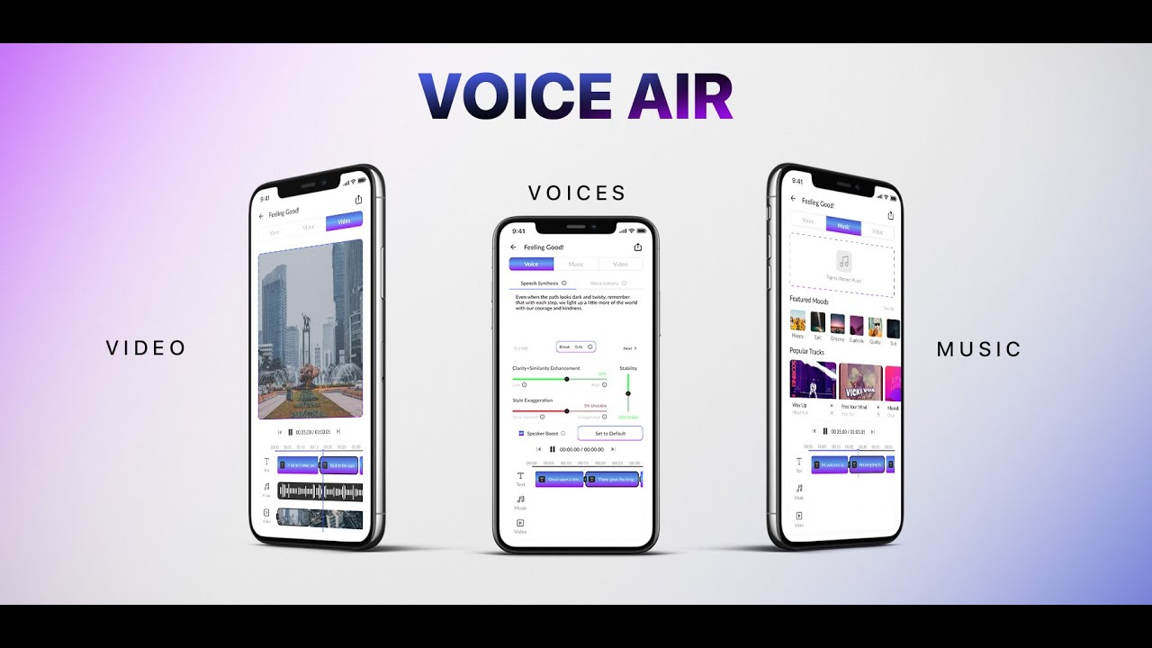 Voice Air Mobile App Walkthrough