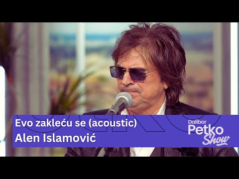 Alen Islamović - Evo, zakleću se (acoustic) | Dalibor Petko Show | CMC TV