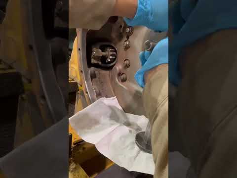 Rear Seal Install - Caterpillar Engine - #mechanical #engineservice #snapontools