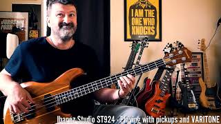 Video thumbnail for Ibanez Studio ST924 with Varitone by BASSISTIK