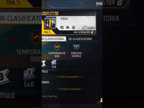 LA CUENTA MÁS EXTRAÑA DE FREE FIRE 😱 #terrors #miedo #freefire #id #garenafreefire #666 #fmc #ff