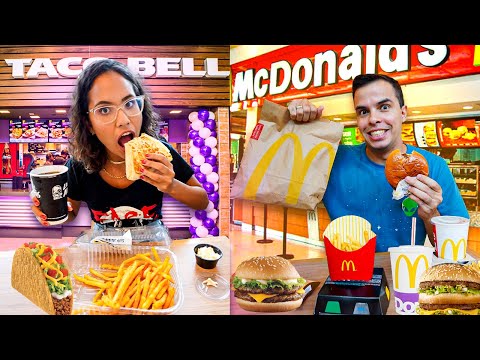 24 HORAS COMENDO SÓ COMIDAS DE FAST FOOD! - IDEIA RUIM!