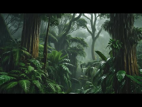 8 HR Tropical Forest Rain: Deep Sleep Sounds for Insomnia & Stress Relief (Nature White Noise)