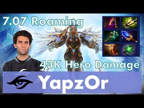 YapzOr Skywrath Mage Roaming | 43K Hero Damage | 7.07 Update Patch Dota 2 Gameplay Pro MMR