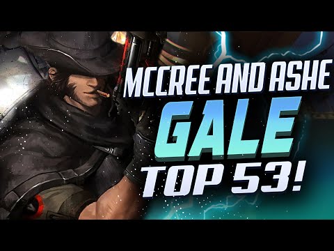 GALE TOP 53 ASHE AND MCCREE GAMEPLAY! [ OVERWATCH SEASON 23 ]
