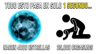 ¡TODO ESTO PASA CADA 1 SEGUNDO Y NO TE DAS CUENTA!