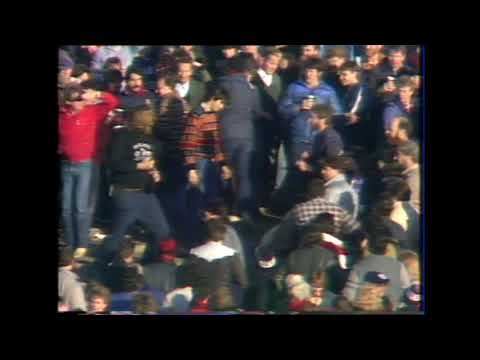 Brief Crowd Fight 1985 Round 17 - More Swings than a Public School Playground