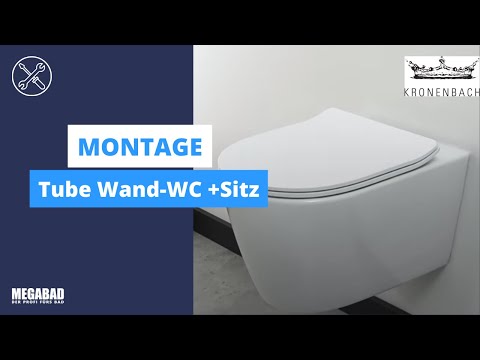 Tube Wand-WC + Sitz | Montage | Kronenbach
