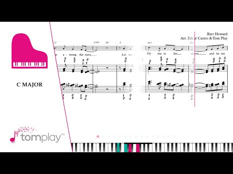 Sinatra: Fly to the moon - Piano Sheet Music