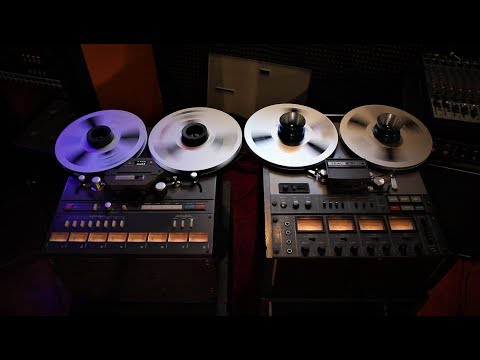 Analog Tape Flanger Effect Using Two Reel to Reel Machines