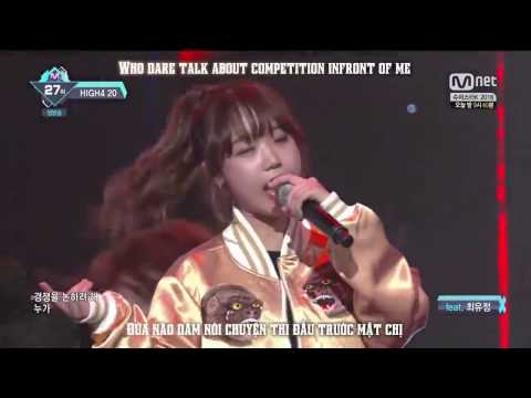 [Engsub+Vietsub] I.O.I Yoojung Rap on HookGa @ 161020 MCD
