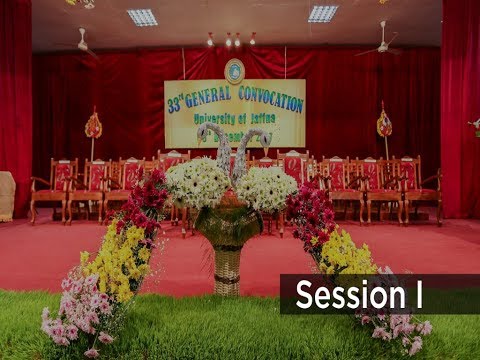 University of Jaffna 33rd General Convocation
