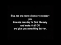 Better than me - Auryn (Letra) 