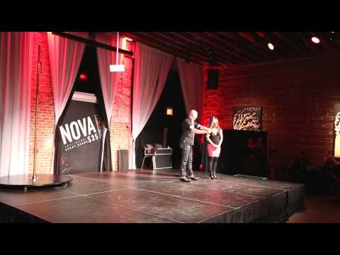 Mr. Dangerous Aaron Bonk juggles swords at venue NOVA 535 downtown St. Pete