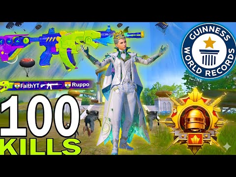 100 KILLS!!😱 IN 3 MATCHES FASTEST GAMEPLAY with BEST OUTFIT in NEW UPDATE😍PUBG MOBILE