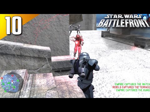 Battlefront: 100% (Hard) Walkthrough Part 10 - Sabotage at Rhen Var (No Commentary)