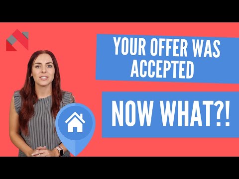 WHAT HAPPENS AFTER THEY ACCEPT YOUR OFFER?!🏠 #househunting #firsttimehomebuyer #dreamhome
