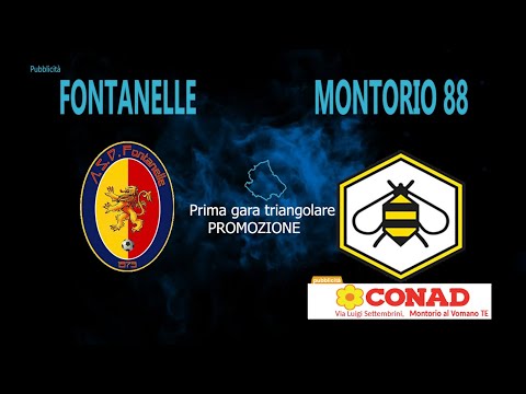 Promozione, prima gara triangolare: Fontanelle - Montorio 88 1-3