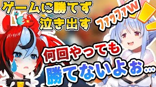 【げっ歯類コラボ】ぺこらにボコられはじめ最終的には泣き出し、トドメに罰ゲームを食らうベールズ.....【ハコス・ベールズ、兎田ぺこら / ホロライブEN切り抜き】
