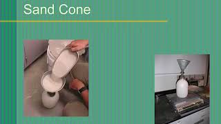 Sand Cone Density Testing