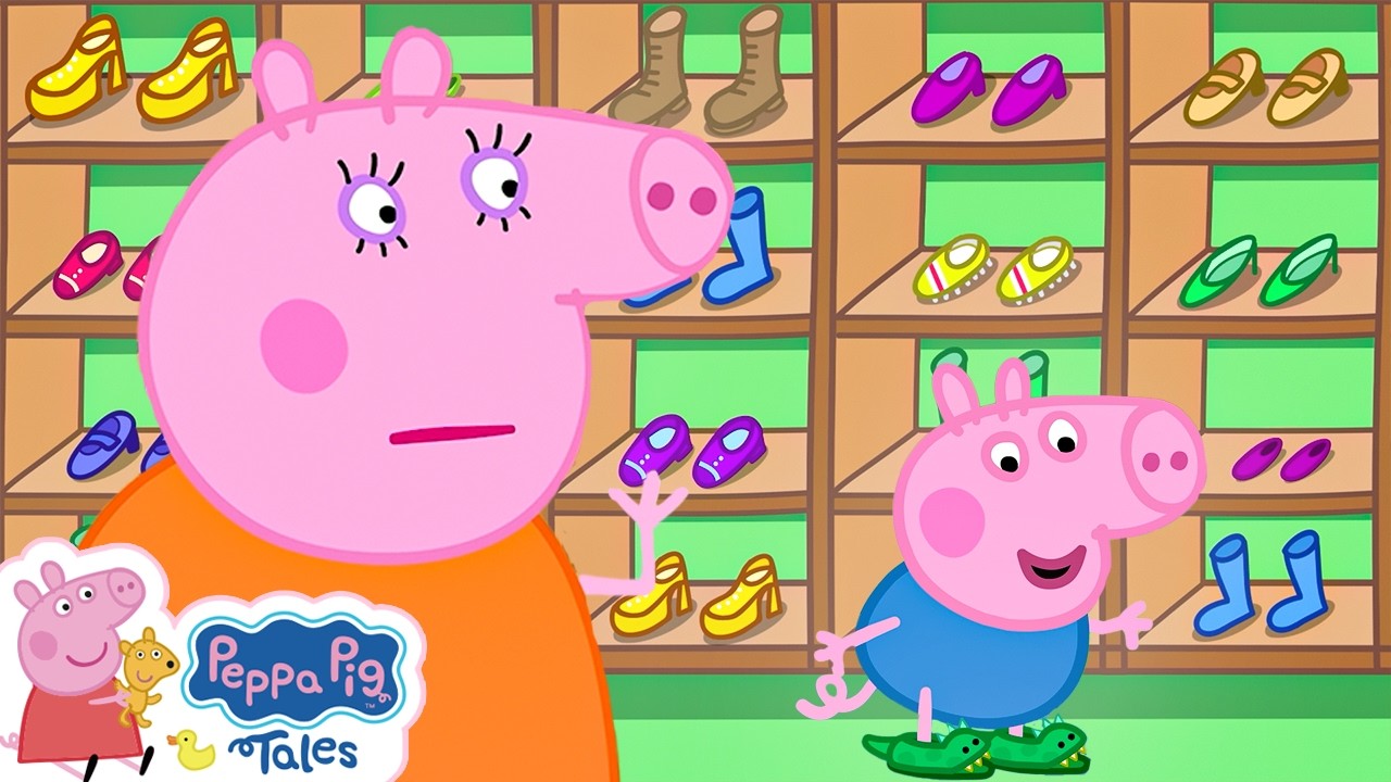 George Pig's Brand New Shoes ✨ Kids Videos 🐽 Peppa Pig Full Episodes | All New Peppa Pig Tales