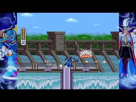 Mega Man X3 - Toxic Seahorse's Stage No Damage Buster Only