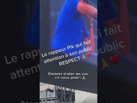 ▶️ PLK arrête son concert pour porter secours à une fan 👏💥