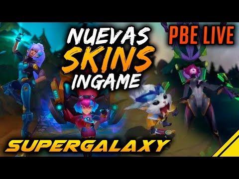 NUEVAS SKINS SUPERGALAXY Gnar, Nidalee, Annie y Elise PBE | Noticias League Of Legends LOL
