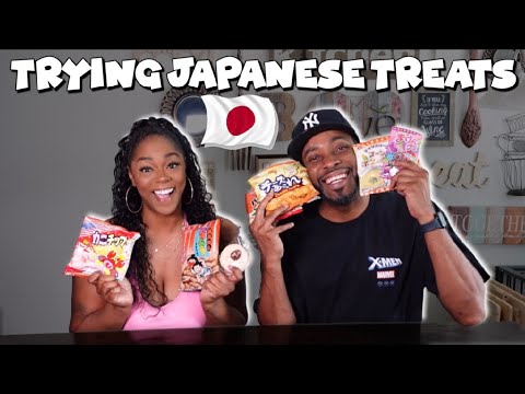 Americans tasting treats from Japan for the 1st time!! | TRY TREATS | Asia x BJ