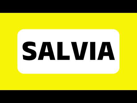 How to Pronounce Salvia (Genus of plants; some species are used for culinary or medicinal purposes)