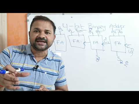 4 Bit Binary Adder || Digital Logic Design || Digital Electronics