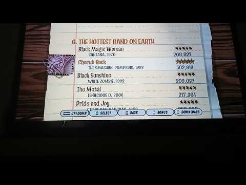 My Guitar Hero 3 Scores  (as of 7/4/19)