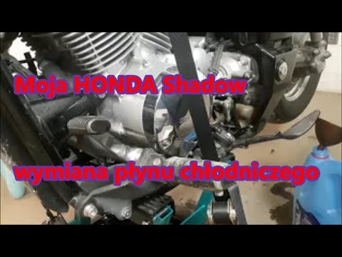 Honda Shadow VT750C2 - wymiana płynu chłodniczego/replace coolant