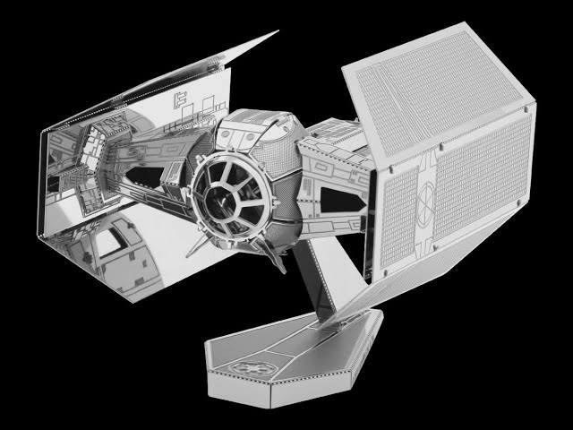 Vídeo relacionado con Metal Earth Serie Premium Star Wars Tie Fighter 3D Metal Model Kit Fascinations