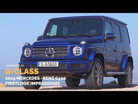 2019 Mercedes-Benz G-Class G500 Brilliant Blue | Design & Driving Impressions.