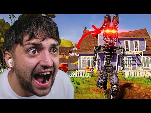 ŞEYTANİ KOMŞUM GÖZLERİNİ BENDEN AYIRMIYOR! (Hello Neighbor Bonnie Modu)