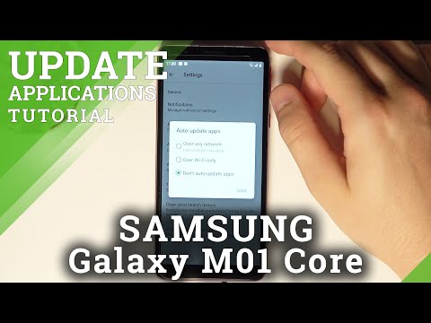 How to Turn Off Auto Updates Apps on SAMSUNG Galaxy M01 Core