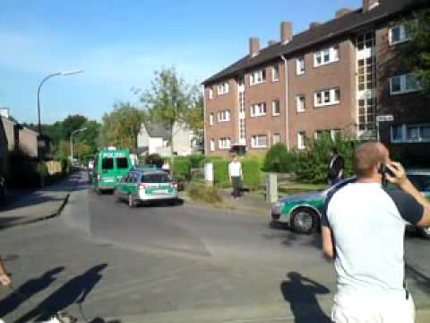 Polizei Aufmarsch Amern - Amok Lauf