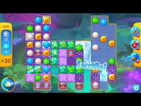 [FISHDOM Walkthrough] Level 6351 (Qua màn - Fishdom)